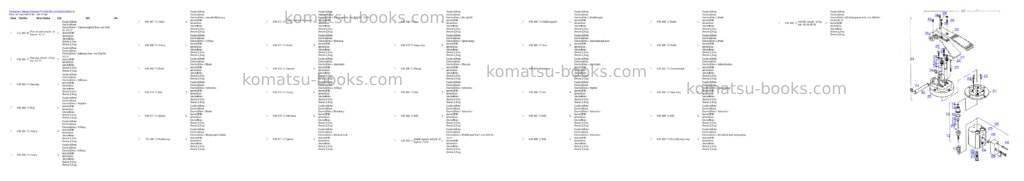 Komatsu pc3000-6e s/n 46229 Parts catalog cover Page 9