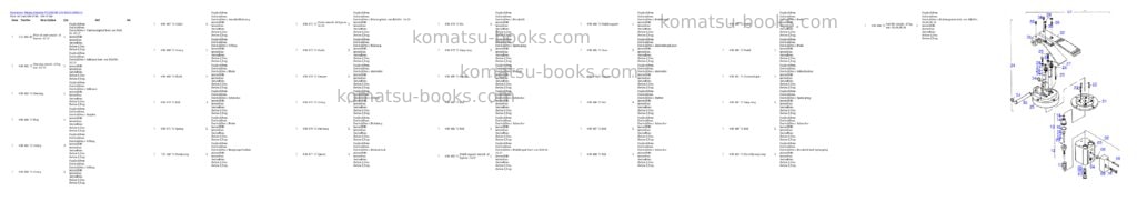Komatsu pc3000-6e s/n 46231 Parts catalog cover Page 9