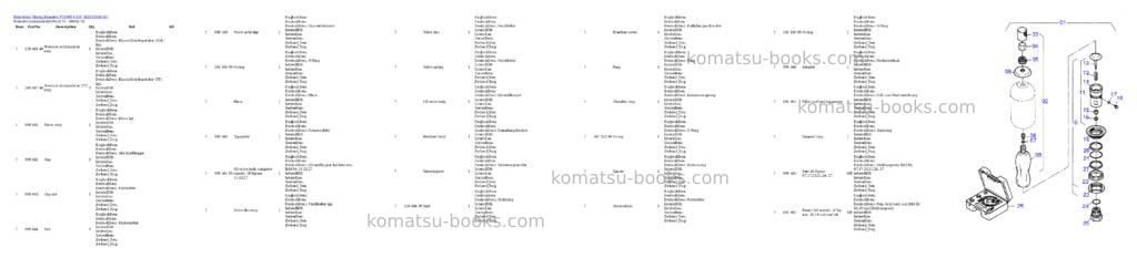 Komatsu pc4000-6 s/n 58103 Parts catalog cover Page 5 Komatsu pc4000-6 s/n 58103 Parts catalog cover Page 5