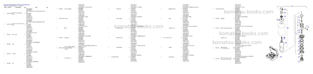 Komatsu pc4000-6 s/n 58104 Parts catalog cover Page 5 Komatsu pc4000-6 s/n 58104 Parts catalog cover Page 5