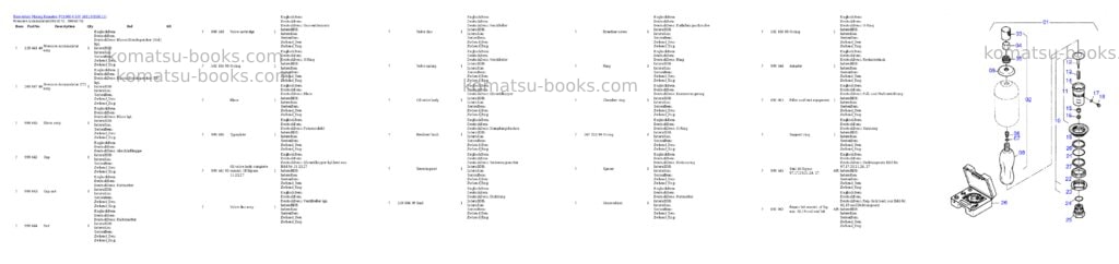 Komatsu pc4000-6 s/n 58113 Parts catalog cover Page 5 Komatsu pc4000-6 s/n 58113 Parts catalog cover Page 5