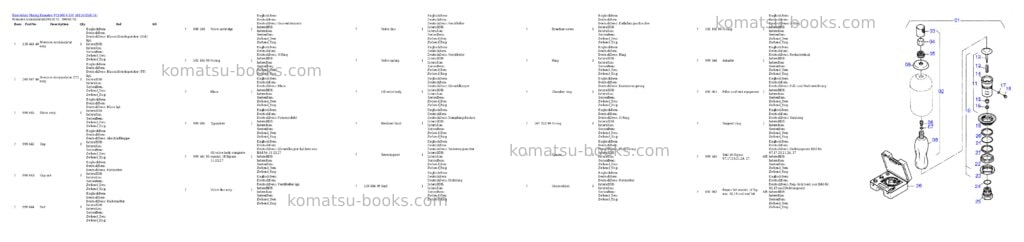 Komatsu pc4000-6 s/n 58114 Parts catalog cover Page 5 Komatsu pc4000-6 s/n 58114 Parts catalog cover Page 5
