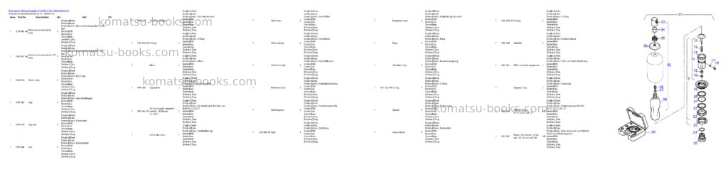 Komatsu pc4000-6 s/n 58118 Parts catalog cover Page 5 Komatsu pc4000-6 s/n 58118 Parts catalog cover Page 5