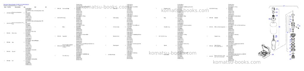 Komatsu pc4000-6 s/n 58120 Parts catalog cover Page 5