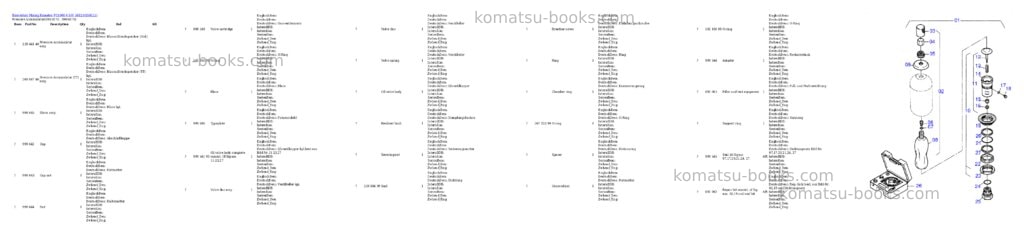 Komatsu pc4000-6 s/n 58123 Parts catalog cover Page 5 Komatsu pc4000-6 s/n 58123 Parts catalog cover Page 5