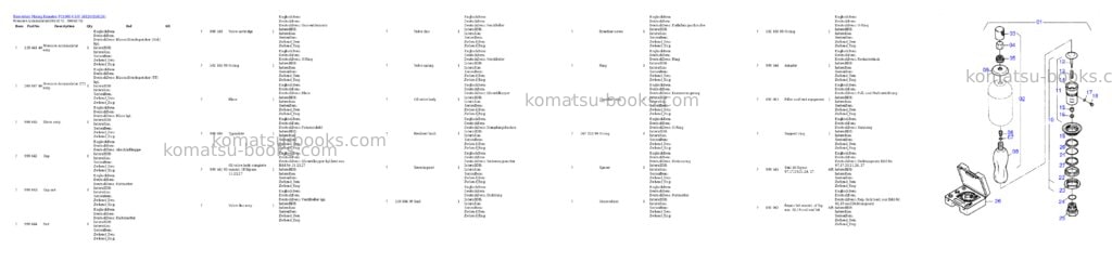 Komatsu pc4000-6 s/n 58126 Parts catalog cover Page 5 Komatsu pc4000-6 s/n 58126 Parts catalog cover Page 5