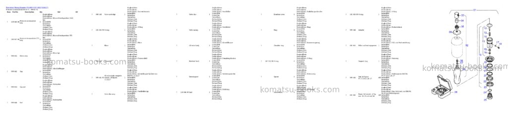 Komatsu pc4000-6 s/n 58127 Parts catalog cover Page 5 Komatsu pc4000-6 s/n 58127 Parts catalog cover Page 5
