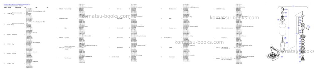Komatsu pc4000-6 s/n 58136 Parts catalog cover Page 5 Komatsu pc4000-6 s/n 58136 Parts catalog cover Page 5