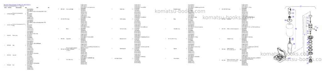 Komatsu pc4000-6 s/n 58137 Parts catalog cover Page 5 Komatsu pc4000-6 s/n 58137 Parts catalog cover Page 5
