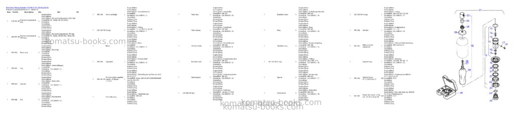 Komatsu pc4000-6 s/n 58138 Parts catalog cover Page 5 Komatsu pc4000-6 s/n 58138 Parts catalog cover Page 5