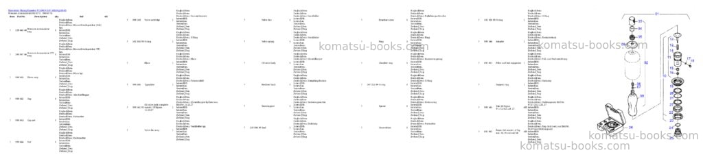 Komatsu pc4000-6 s/n 58140 Parts catalog cover Page 6 Komatsu pc4000-6 s/n 58140 Parts catalog cover Page 6