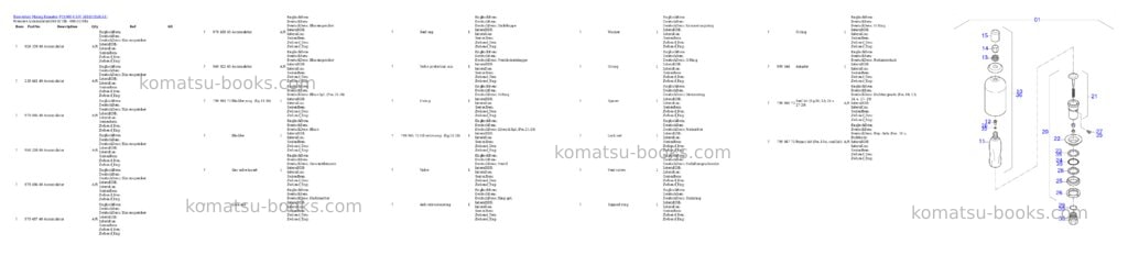 Komatsu pc4000-6 s/n 58141 Parts catalog cover Page 4 Komatsu pc4000-6 s/n 58141 Parts catalog cover Page 4