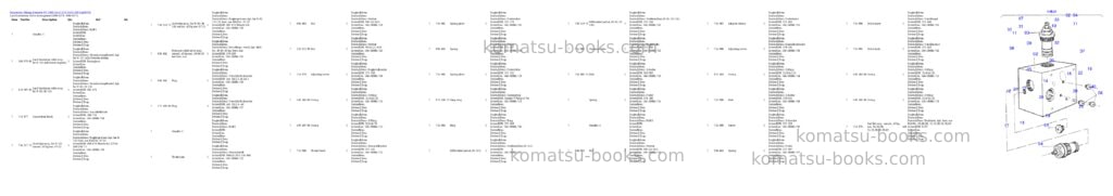Komatsu pc 1400-1a 61 070 29.01.2001 Parts catalog cover Page 5