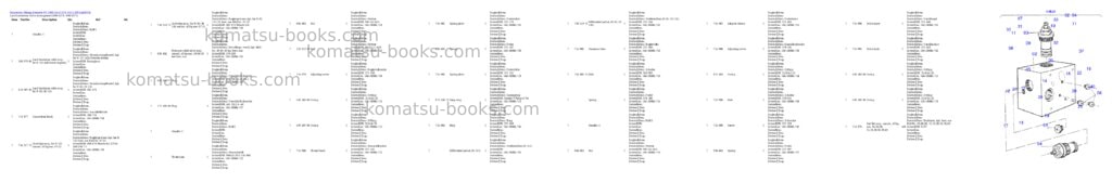 Komatsu pc 1400-1a 61 074 19.11.2001 Parts catalog cover Page 6 Komatsu pc 1400-1a 61 074 19.11.2001 Parts catalog cover Page 6