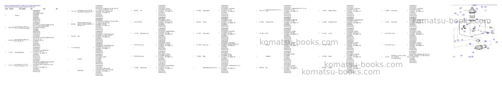 Komatsu pc 1400-1 61 075 09.03.2005 Parts catalog cover Page 5 Komatsu pc 1400-1 61 075 09.03.2005 Parts catalog cover Page 5