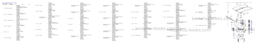 Komatsu h285 s/n 78101 Parts catalog cover Page 4 Komatsu h285 s/n 78101 Parts catalog cover Page 4