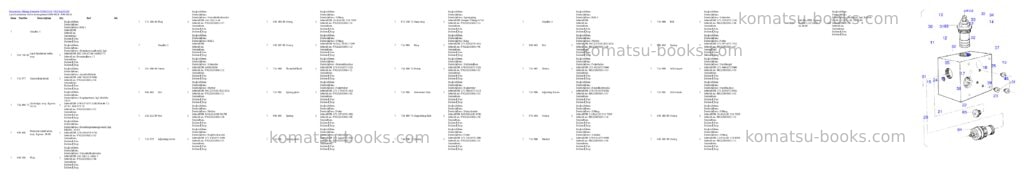 Komatsu h285s s/n 78129 Parts catalog cover Page 10