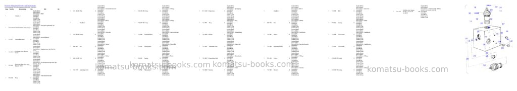 Komatsu h285-s s/n 78136 Parts catalog cover Page 10