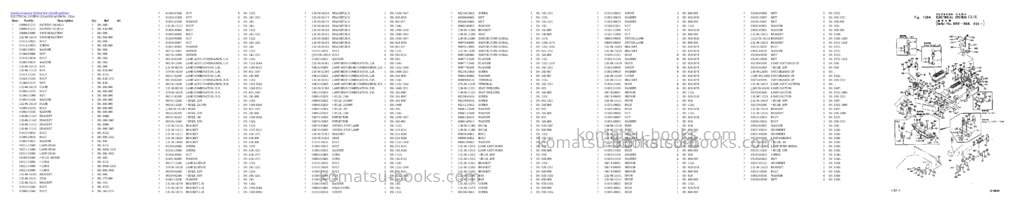 Komatsu GD30-4 S/N 185-UP Parts catalog cover Page 6 Komatsu GD30-4 S/N 185-UP Parts catalog cover Page 6