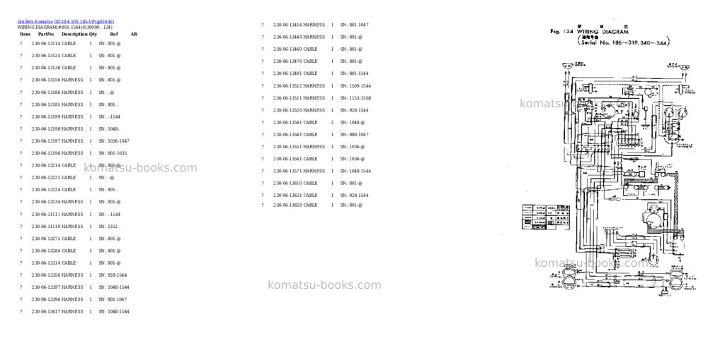 Komatsu gd30-4 s/n 185-up Parts catalog cover Page 8
