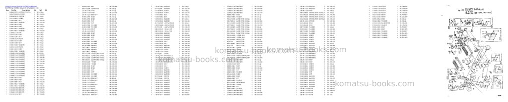 Komatsu GD30-5M S/N 185-UP Parts catalog cover Page 5
