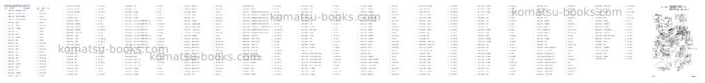 Komatsu gd30-5m s/n 185-up Parts catalog cover Page 6