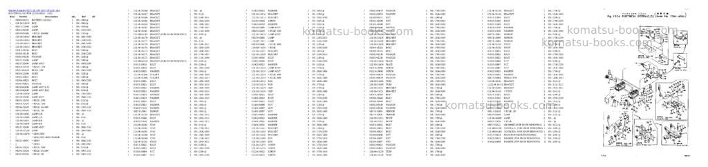 Komatsu GD31-3H S/N 1501-UP Parts catalog cover Page 4 Komatsu GD31-3H S/N 1501-UP Parts catalog cover Page 4
