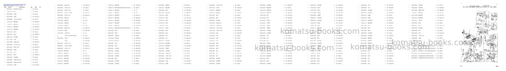 Komatsu gd31-3h s/n 1501-up Parts catalog cover Page 4