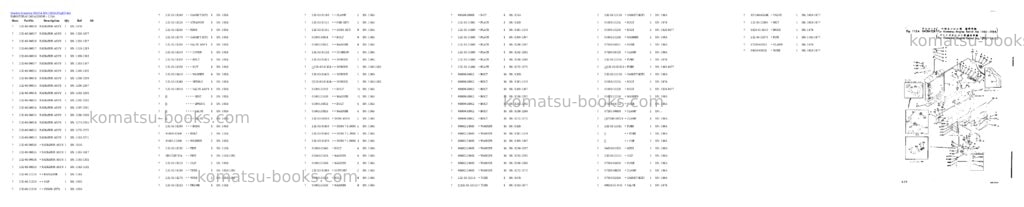 Komatsu GD37-4 S/N 1003-UP Parts catalog cover Page 8