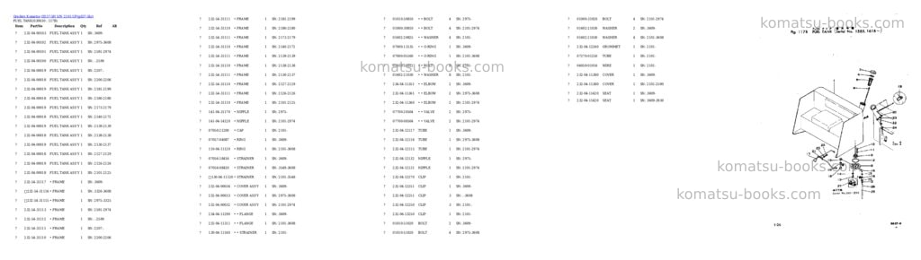 Komatsu GD37-5H S/N 2101-UP Parts catalog cover Page 2