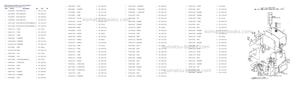 Komatsu gd40ht-2 s/n 1002-up Parts catalog cover Page 3 Komatsu gd40ht-2 s/n 1002-up Parts catalog cover Page 3