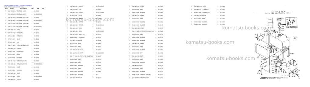 Komatsu gd40ht-2 s/n 1002-up Parts catalog cover Page 4 Komatsu gd40ht-2 s/n 1002-up Parts catalog cover Page 4