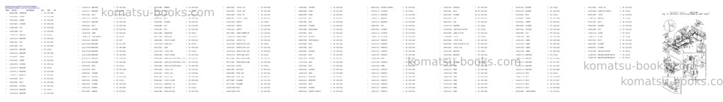 Komatsu gd40ht-2 s/n 1002-up Parts catalog cover Page 8 Komatsu gd40ht-2 s/n 1002-up Parts catalog cover Page 8