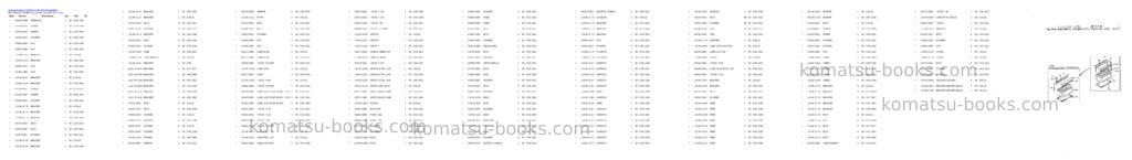 Komatsu gd40ht-2 s/n 1002-up Parts catalog cover Page 9 Komatsu gd40ht-2 s/n 1002-up Parts catalog cover Page 9