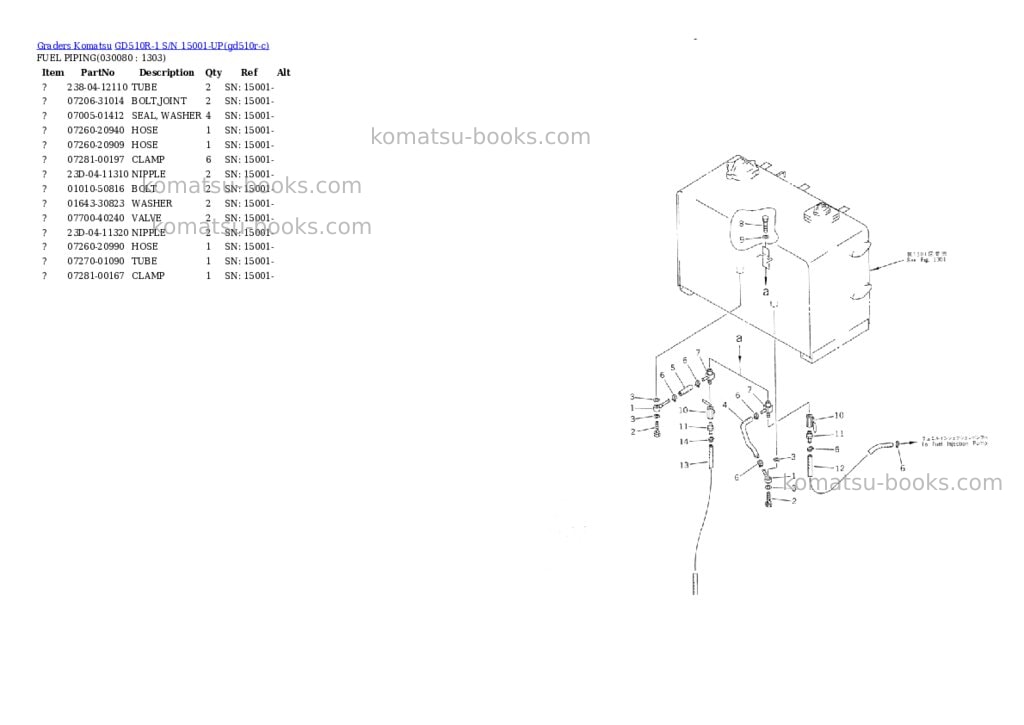 Komatsu gd510r-1 s/n 15001-up Parts catalog cover Page 7