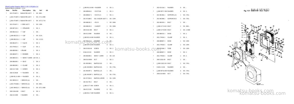 Komatsu jh65c-2 s/n 3-up Parts catalog cover Page 2