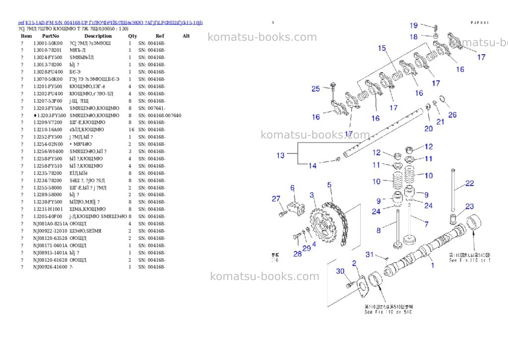 Komatsu K15-1AD-FM S/N 004168-UP ЃiДЮЧІёЧЇБ/ДЩёєЭКЮ ?АЃjЃiLPGНІЦіЃj Parts catalog cover Page 4 Komatsu K15-1AD-FM S/N 004168-UP ЃiДЮЧІёЧЇБ/ДЩёєЭКЮ ?АЃjЃiLPGНІЦіЃj Parts catalog cover Page 4
