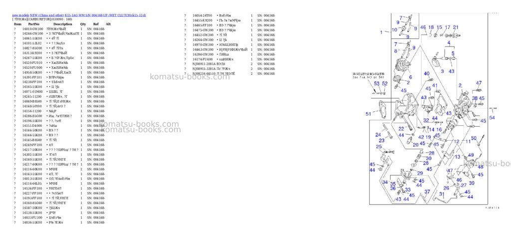 Komatsu k15-1ag-wm s/n 004168-up wet clutch Parts catalog cover Page 8 Komatsu k15-1ag-wm s/n 004168-up wet clutch Parts catalog cover Page 8