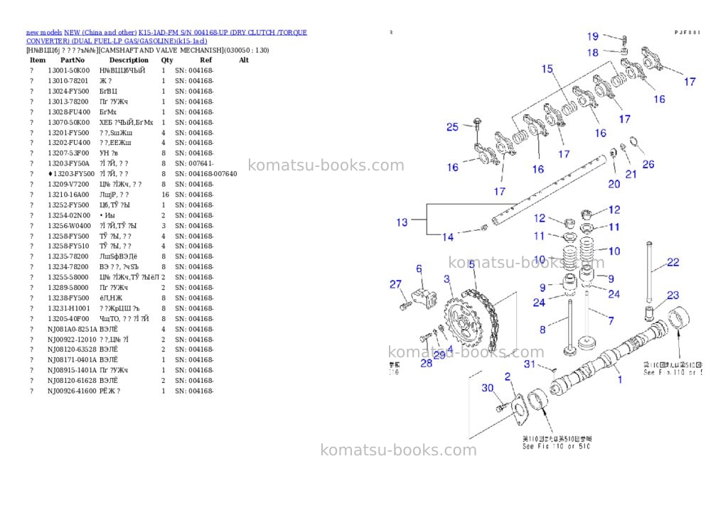 Komatsu k15-1ad-fm s/n 004168-up dry clutch /torque converter dual fuel-lp gas/gasoline Parts catalog cover Page 4 Komatsu k15-1ad-fm s/n 004168-up dry clutch /torque converter dual fuel-lp gas/gasoline Parts catalog cover Page 4