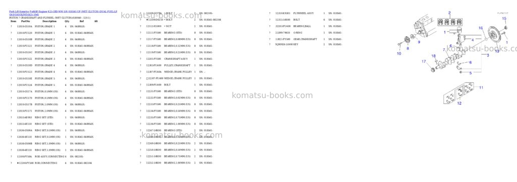 Komatsu k25-1bd-wm s/n 018561-up (ウェットクラッチ)(lpgヘイヨウ) Parts catalog cover Page 3 Komatsu k25-1bd-wm s/n 018561-up (ウェットクラッチ)(lpgヘイヨウ) Parts catalog cover Page 3