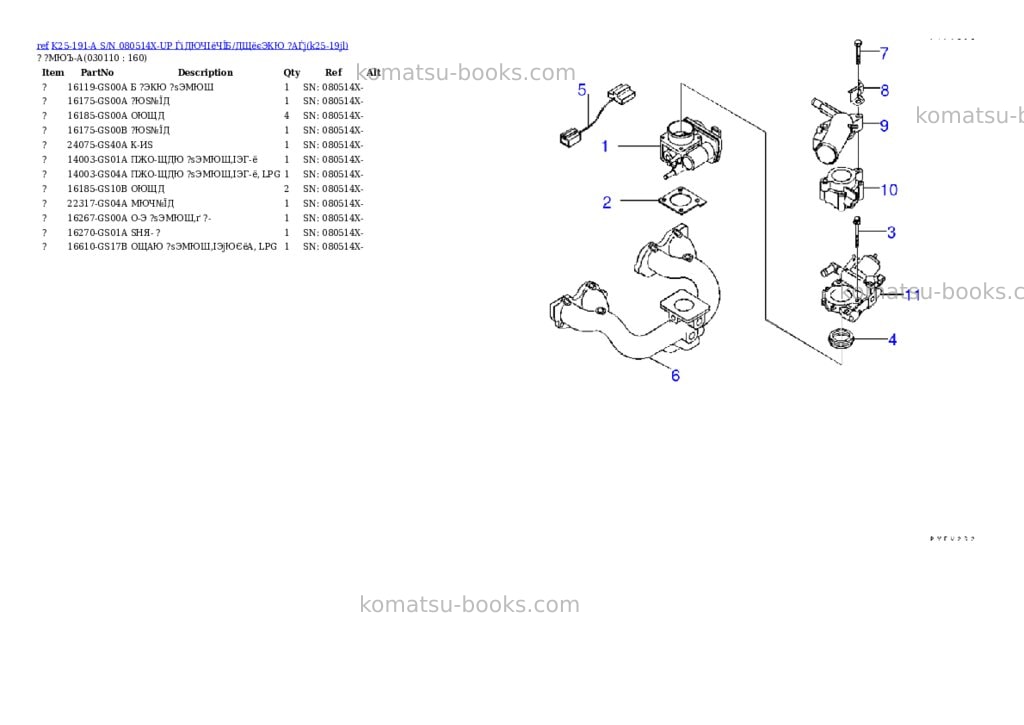 Komatsu k25-191-a s/n 080514x-up (ドライクラッチ/トルクコンバータ) Parts catalog cover Page 10 Komatsu k25-191-a s/n 080514x-up (ドライクラッチ/トルクコンバータ) Parts catalog cover Page 10