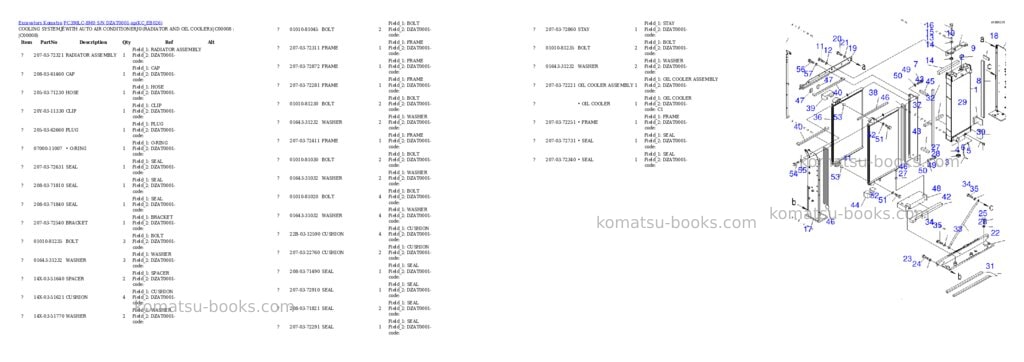 Komatsu pc390lc-8m0 s/n dzat0001-up Parts catalog cover Page 4 Komatsu pc390lc-8m0 s/n dzat0001-up Parts catalog cover Page 4