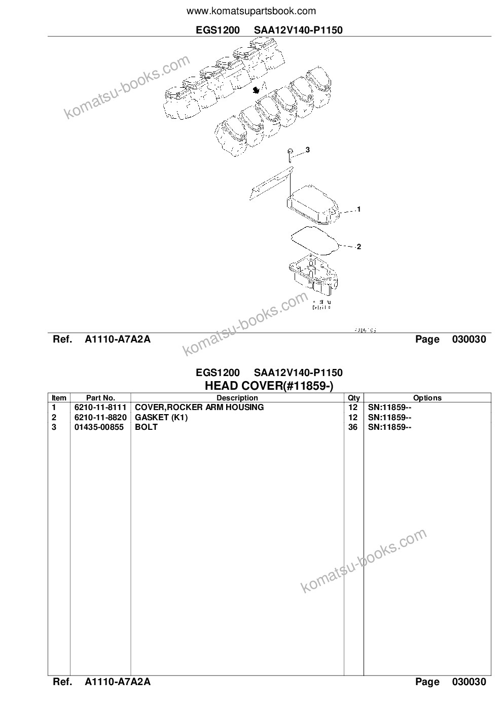 Komatsu egs1200 saa12v140-p1150 Parts catalog cover Page 9 Komatsu egs1200 saa12v140-p1150 Parts catalog cover Page 9