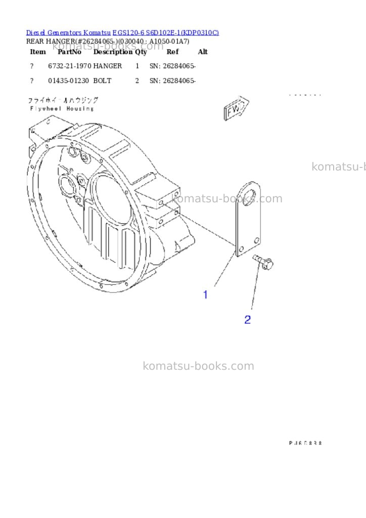Komatsu egs120-6 s6d102e-1 Parts catalog cover Page 3 Komatsu egs120-6 s6d102e-1 Parts catalog cover Page 3