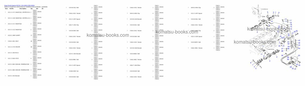 Komatsu hd785-7 Katalog dílů obálka Strana 6