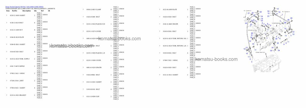 Komatsu hd785-7 Katalog dílů obálka Strana 7