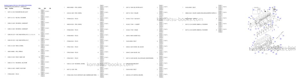 Komatsu GD511A-1 S/N J20903-UP Parts catalog cover Page 9