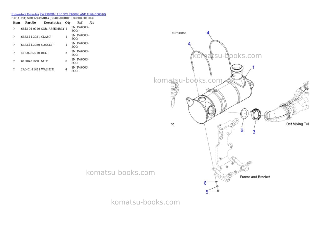 Komatsu PW138MR-11E0 S/N F40003 AND UP Parts catalog cover Page 9 Komatsu PW138MR-11E0 S/N F40003 AND UP Parts catalog cover Page 9