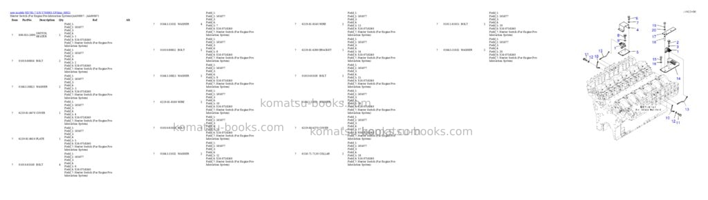 Komatsu HD785-7 S/N Y700001-UP Parts catalog cover Page 7