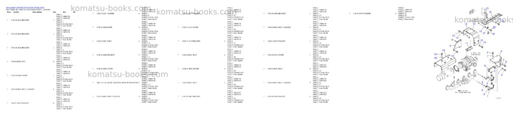 Komatsu PC300-8M0 S/N Y301001-UP Parts catalog cover Page 4